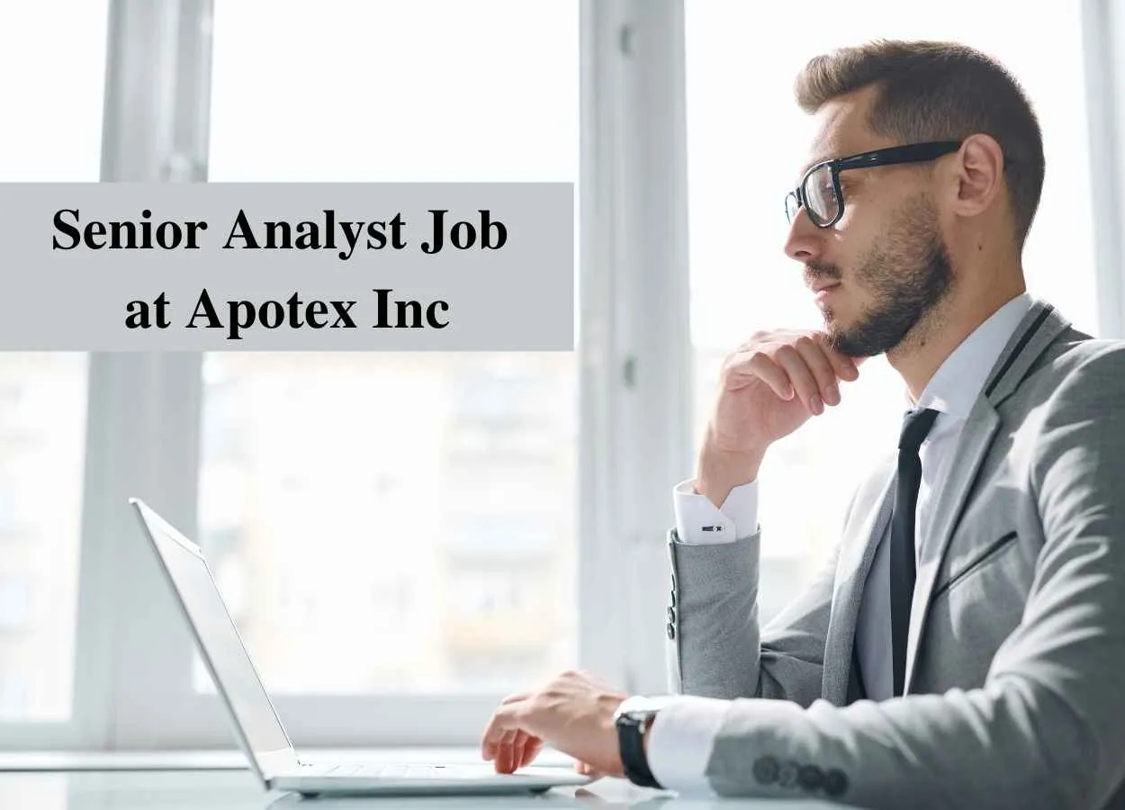 Senior Analyst Job at Apotex Inc