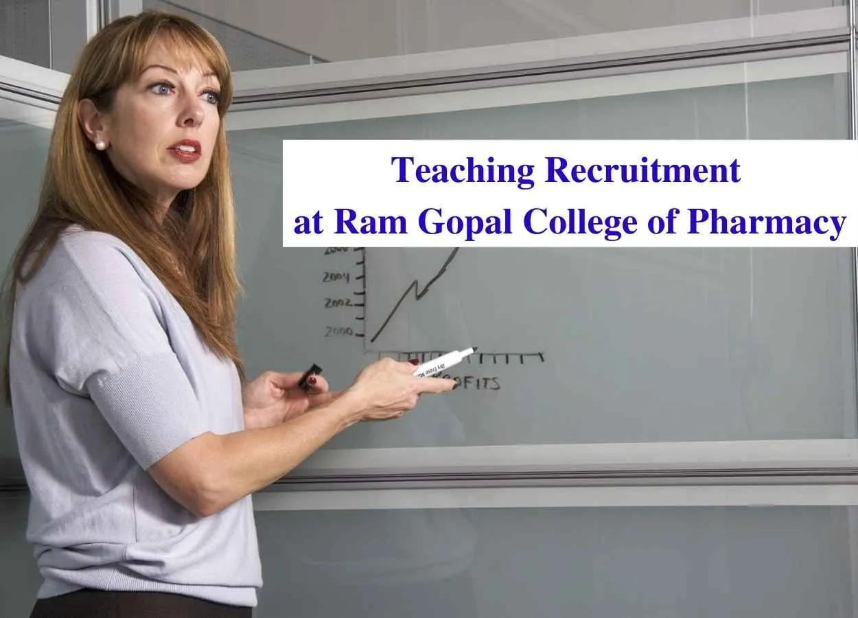 Teaching Recruitment at Ram Gopal College of Pharmacy