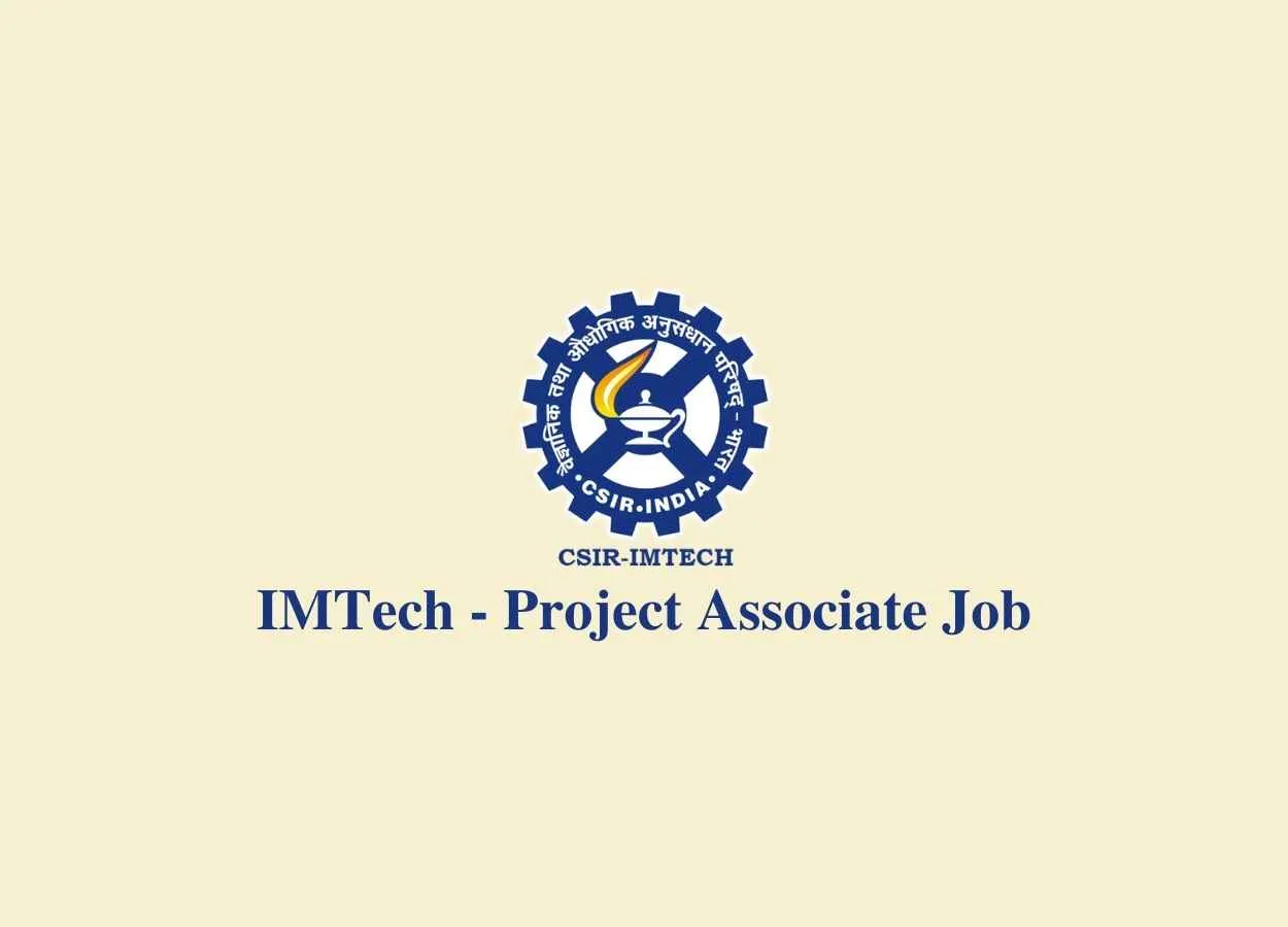 Vacancy for Project Associate at IMTech