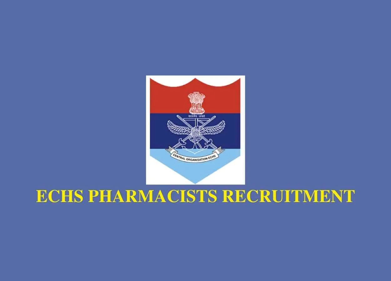Applications are invited for the Post of Pharmacists at ECHS