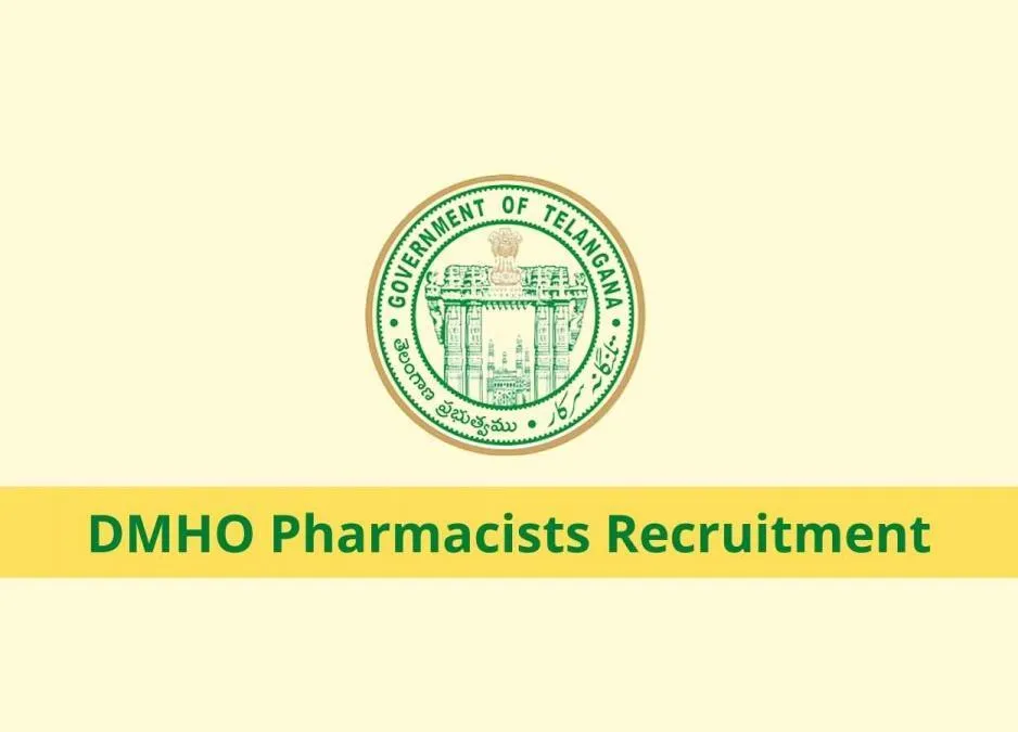 Applications are invited for the Post of Pharmacists under District Medical and Health Officer