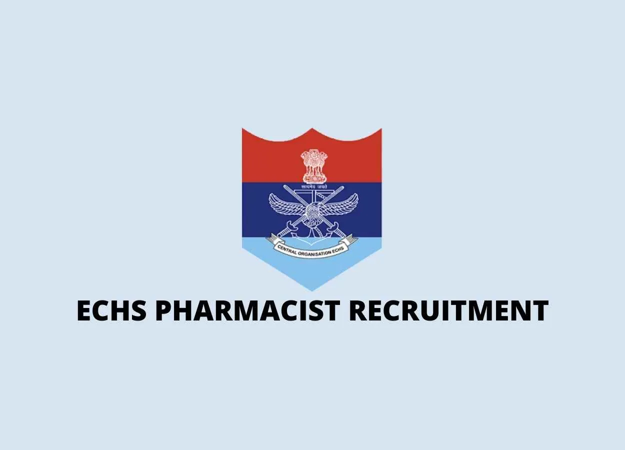 ECHS invites applications for Post of Pharmacist