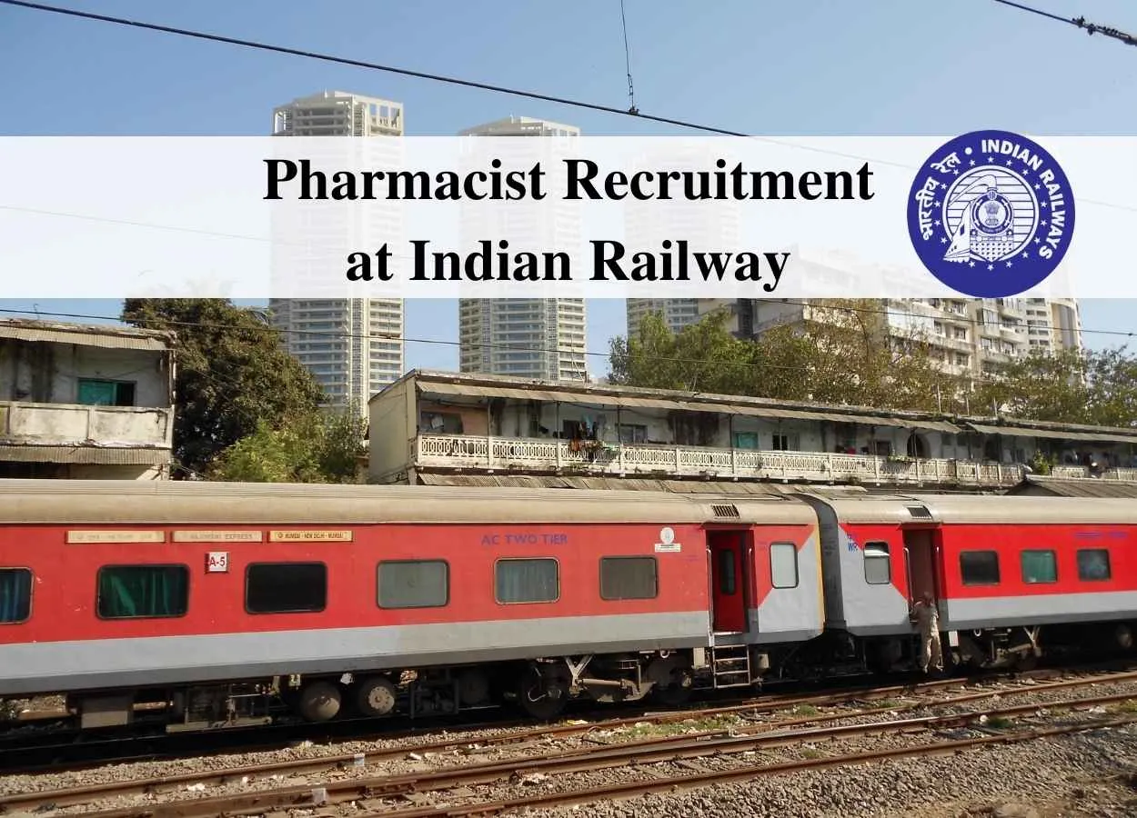 Job for Pharmacist at Indian Railway