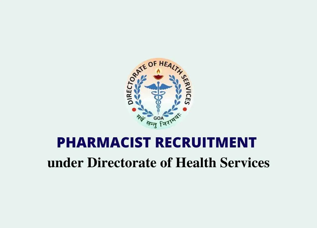 Job for Pharmacist under Directorate of Health Services