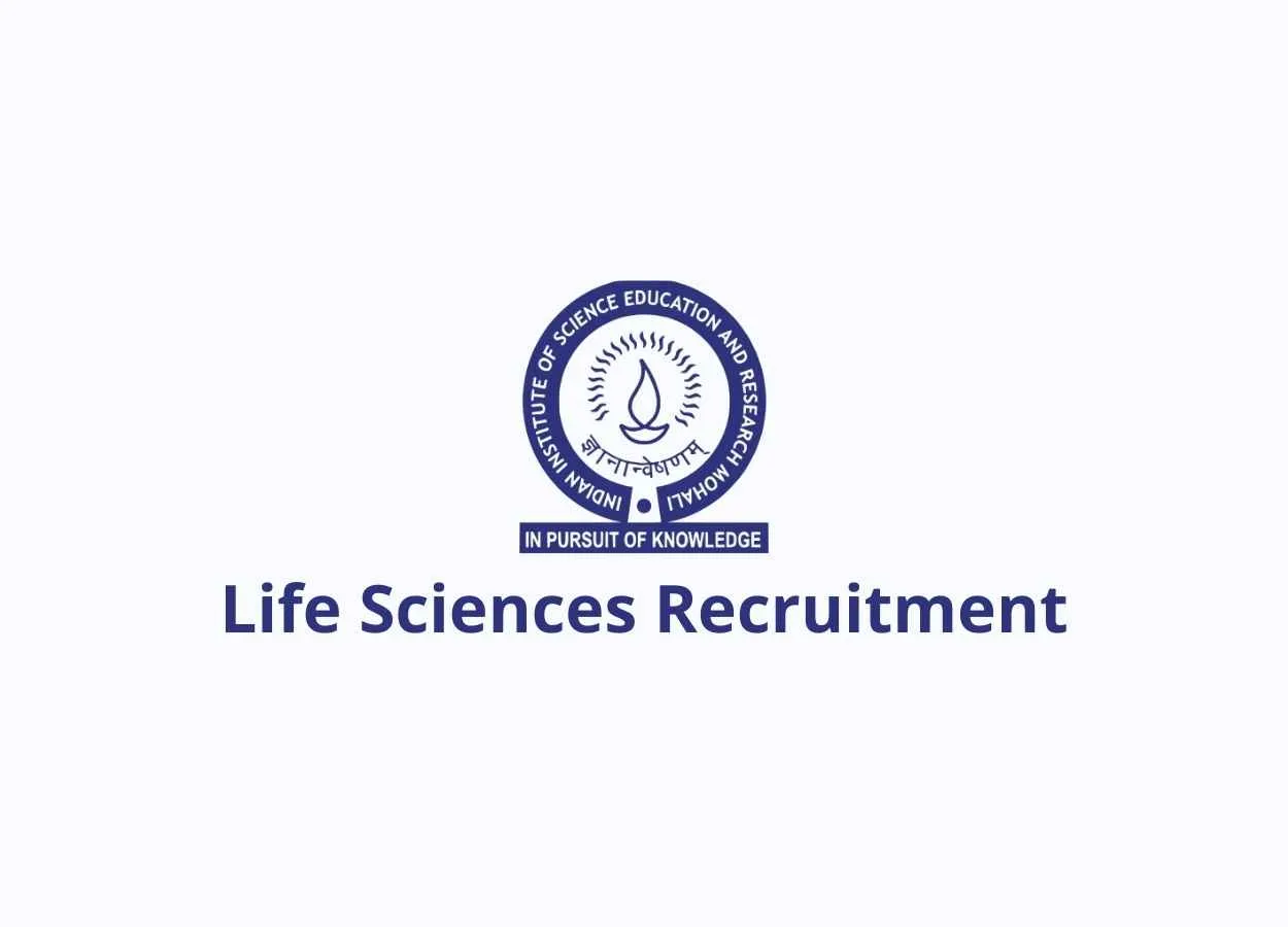 Life Sciences recruitment at IISER