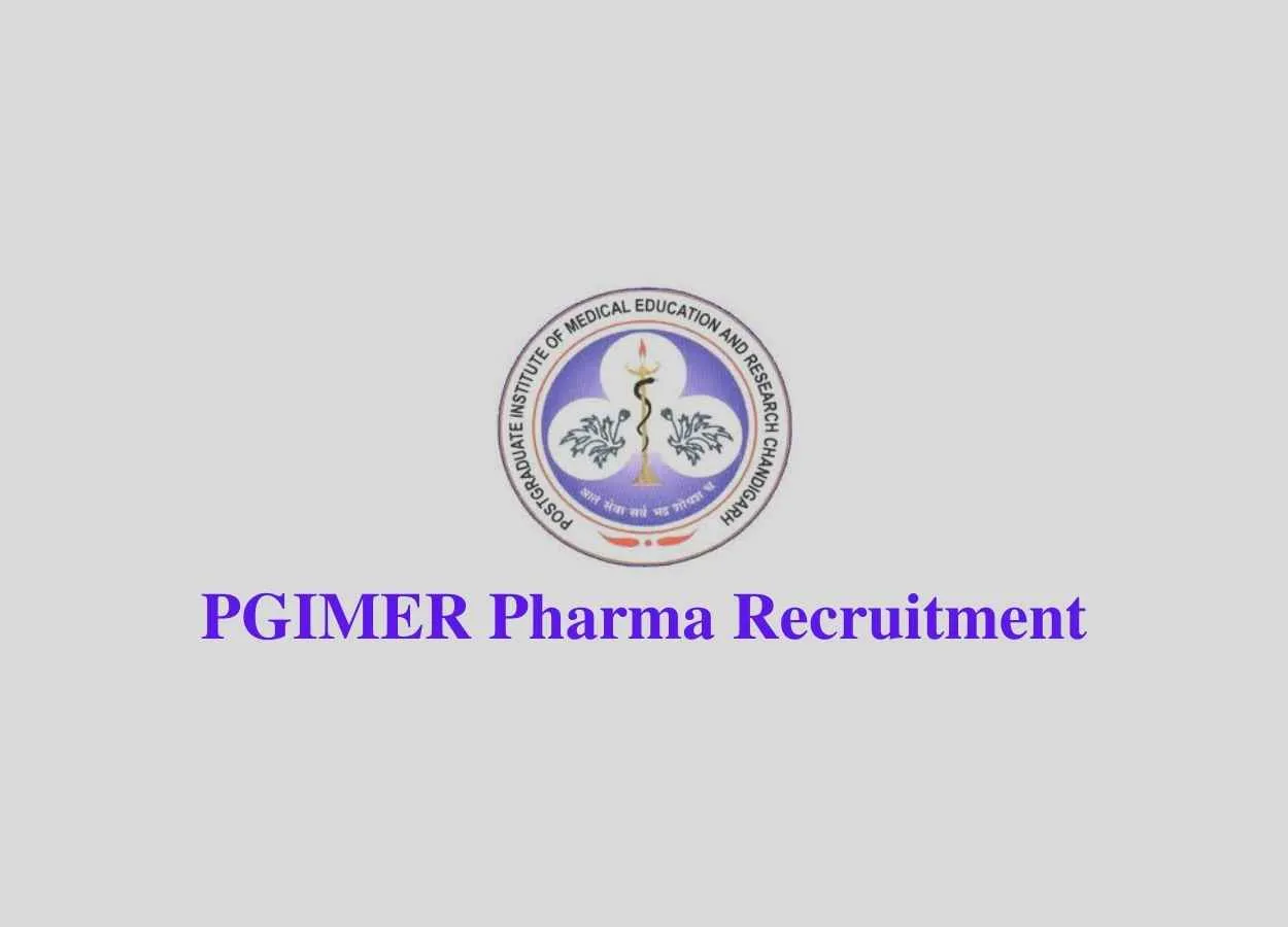 Pharmaceuticals Sciences Recruitment at PGIMER