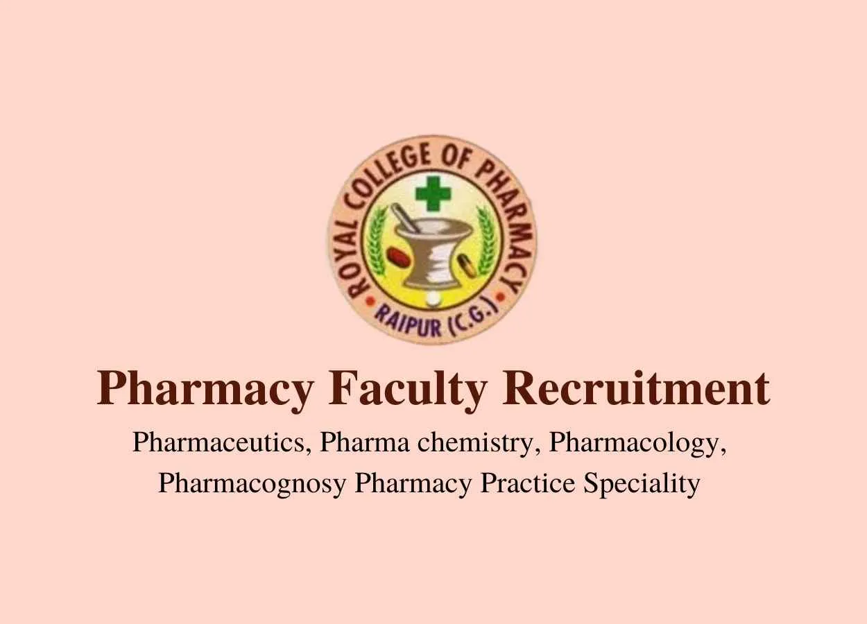 Pharmacy Faculty Recruitment at Royal College of Pharmacy 