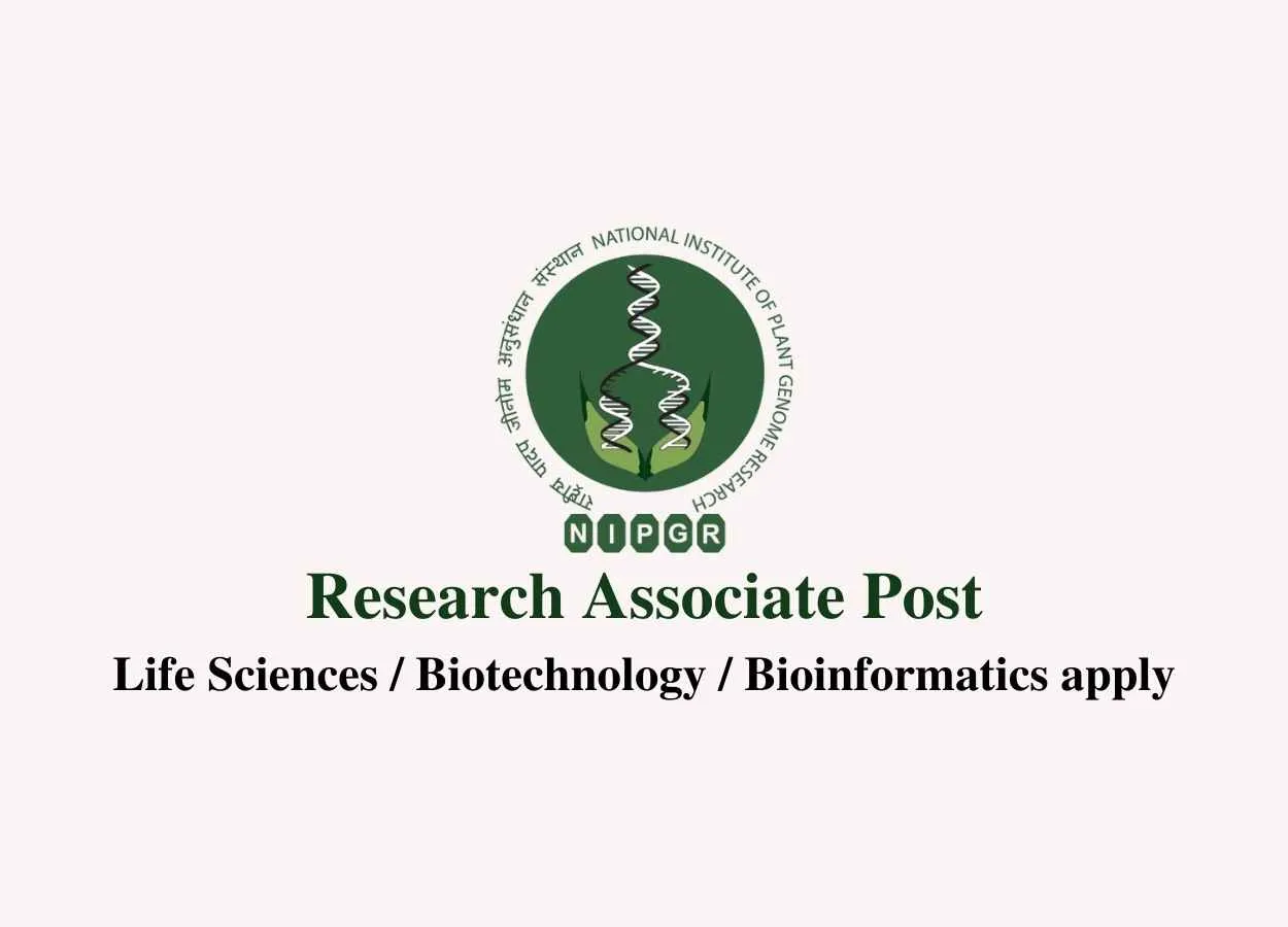 Research Associate Job at NIPGR
