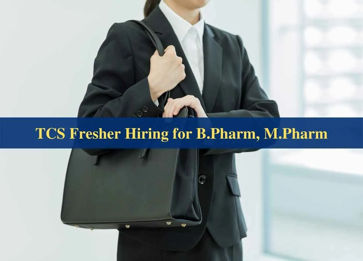 TCS Fresher Hiring for 2022 year of passing graduates