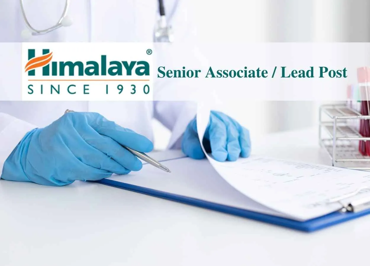 Himalaya Wellness looking for Senior Associate Lead PharmaTutor