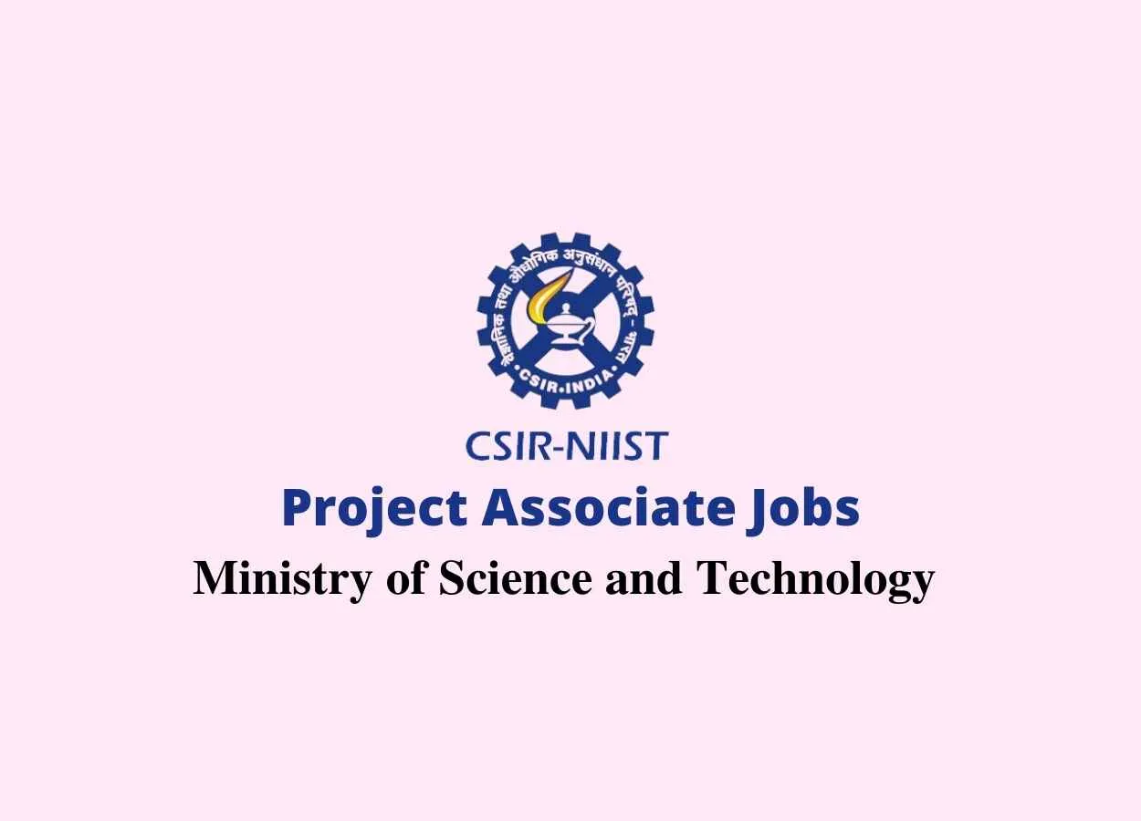Vacancy for Project Associate at NIIST