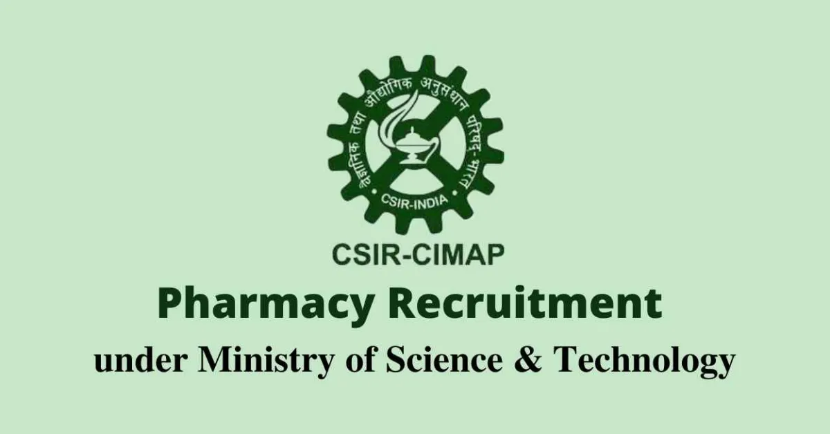 Walk in for Pharmacy candidates at CIMAP