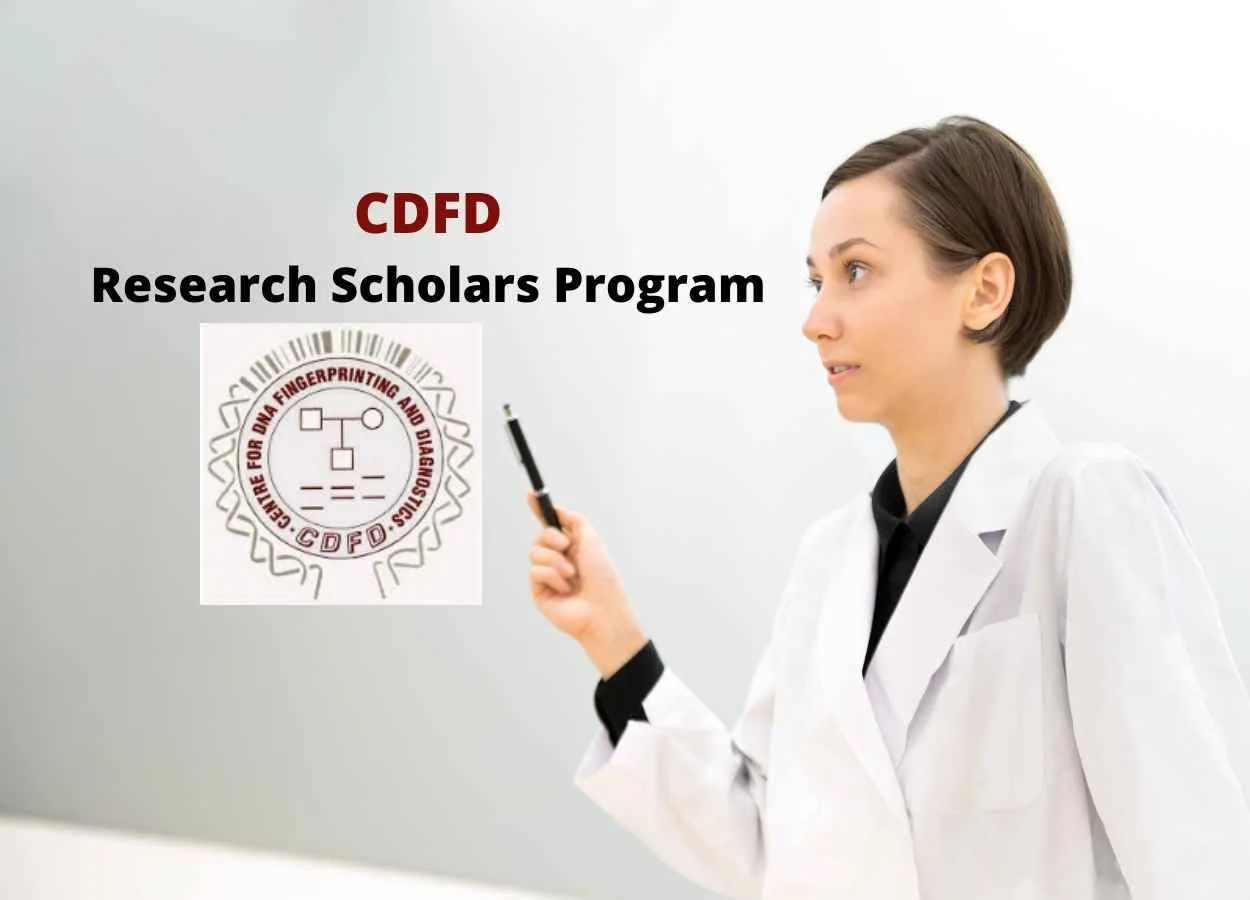 Applications are invited for Research Scholars Program at CDFD