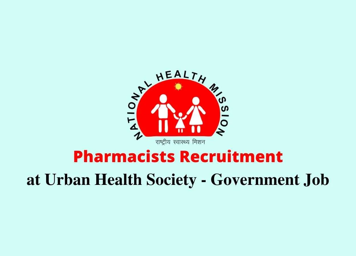 Job for Pharmacists at Urban Health Society