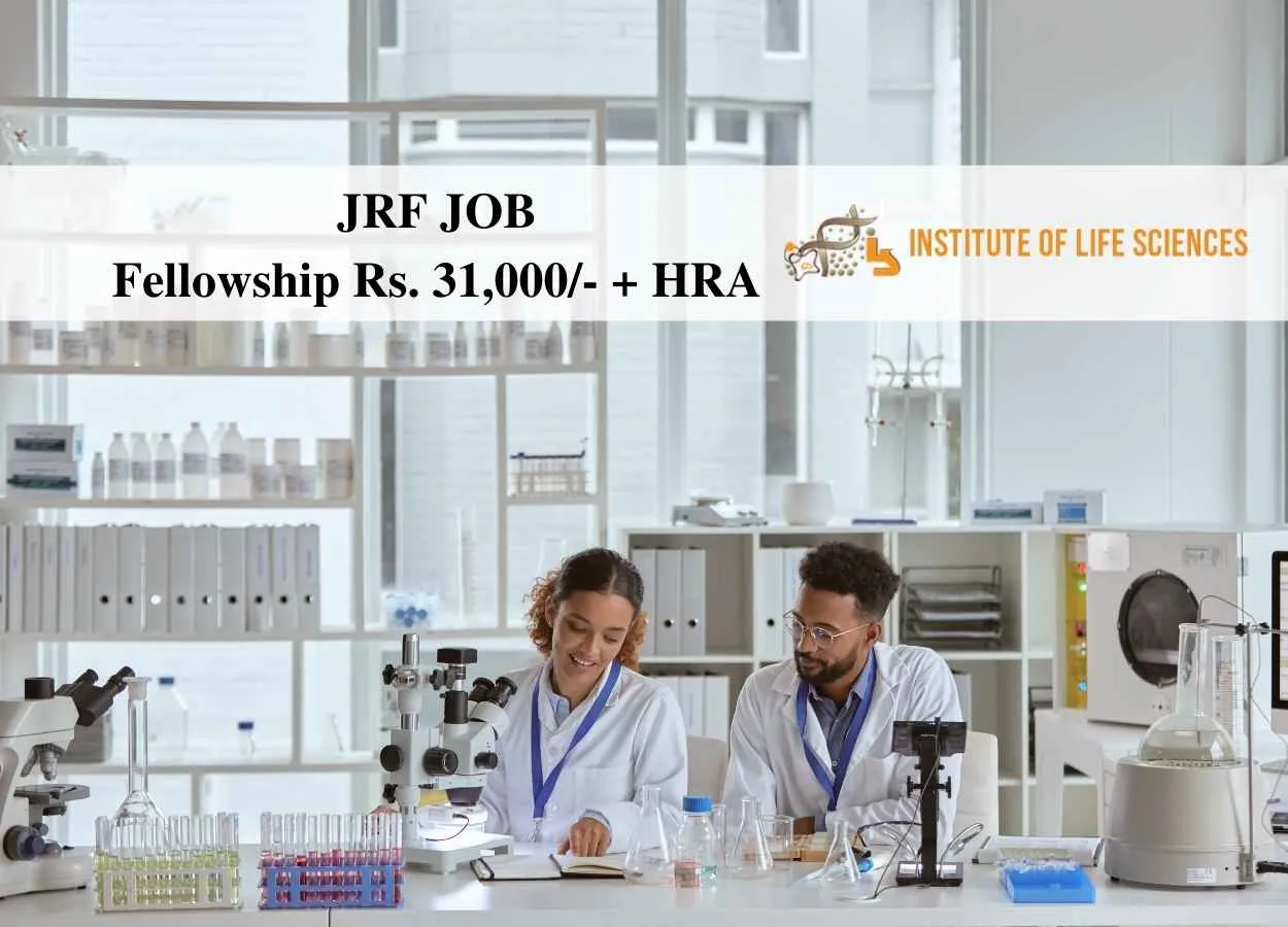 Vacancy for Junior Research Fellow at Institute of Life Sciences