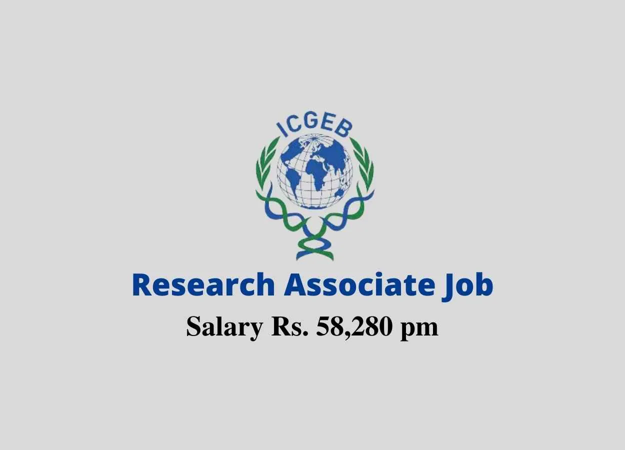 Vacancy for Research Associate at ICGEB