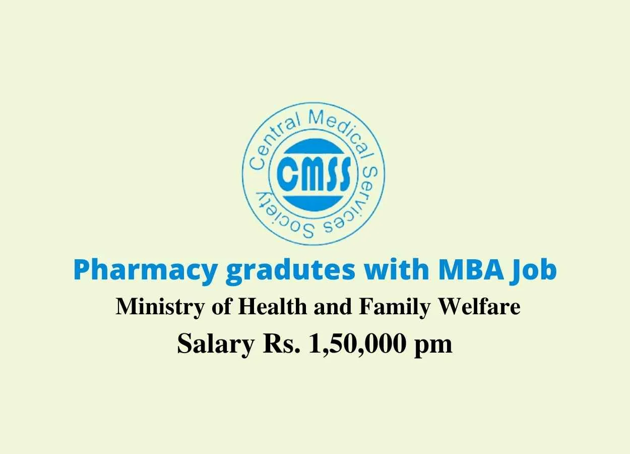Career for Pharmacy gradutes with MBA at CMSS
