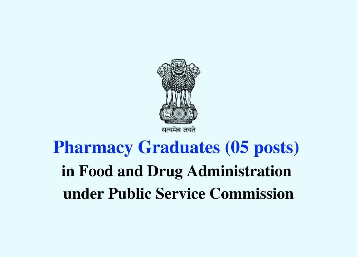 Career Pharmacy Graduates in Food and Drug Administration