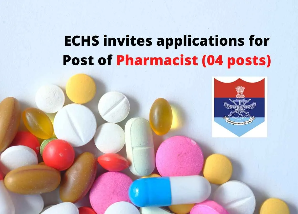 ECHS invites applications for Post of Pharmacist