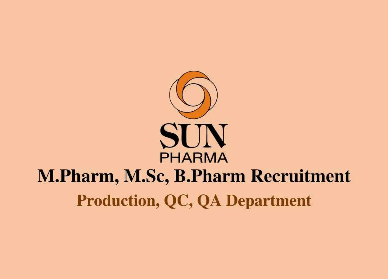  Sun Pharma Jobs