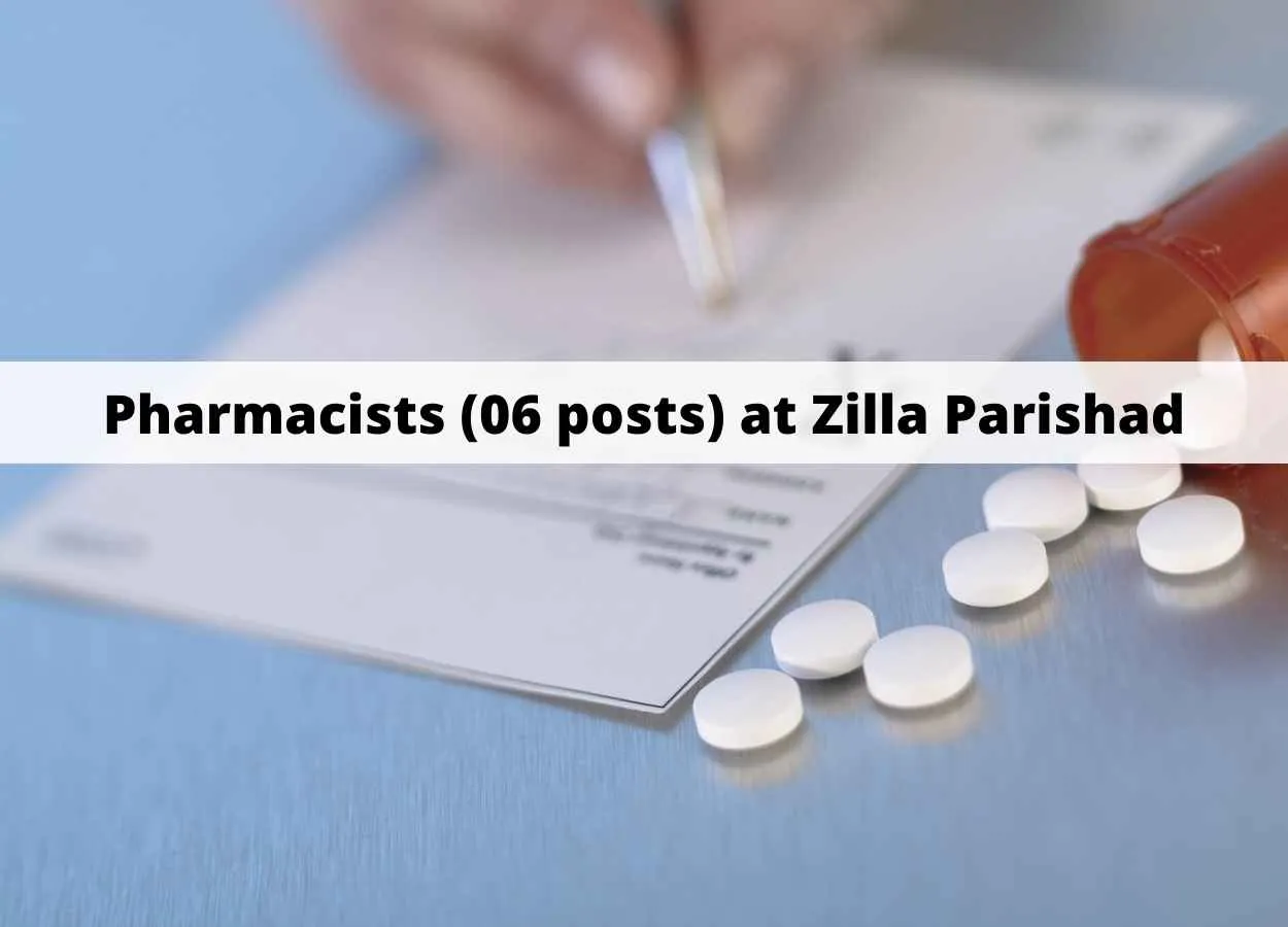 Job for Pharmacists at Zilla Parishad