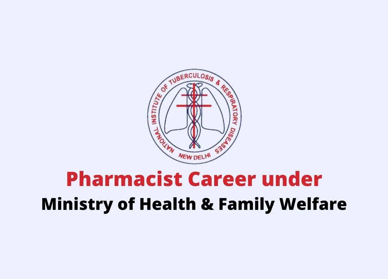 Walk in interview for Pharmacist under Ministry of Health & Family Welfare, NITRD