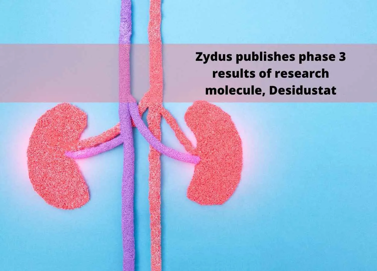 Zydus Lifesciences publishes phase 3 results of research molecule, Desidustat