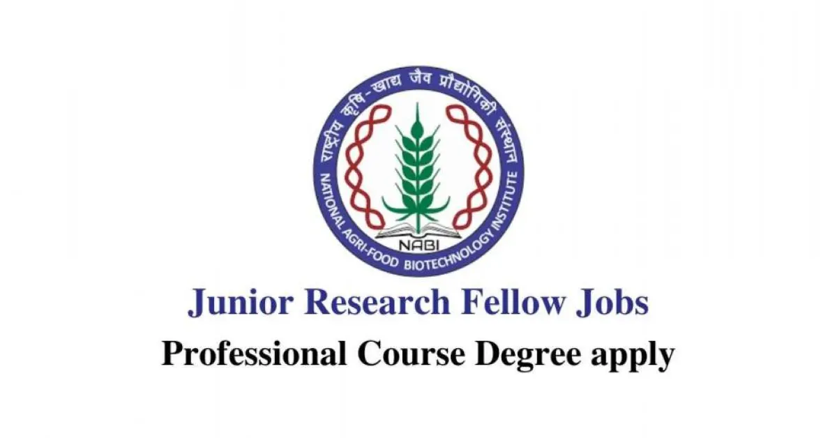 NABI require Junior Research Fellow