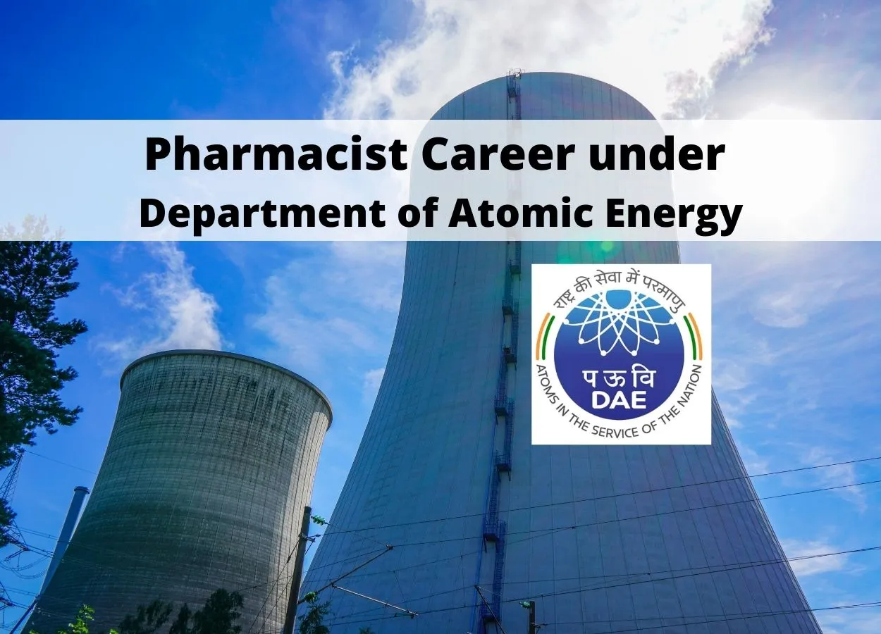 Job for Pharmacist under Department of Atomic Energy