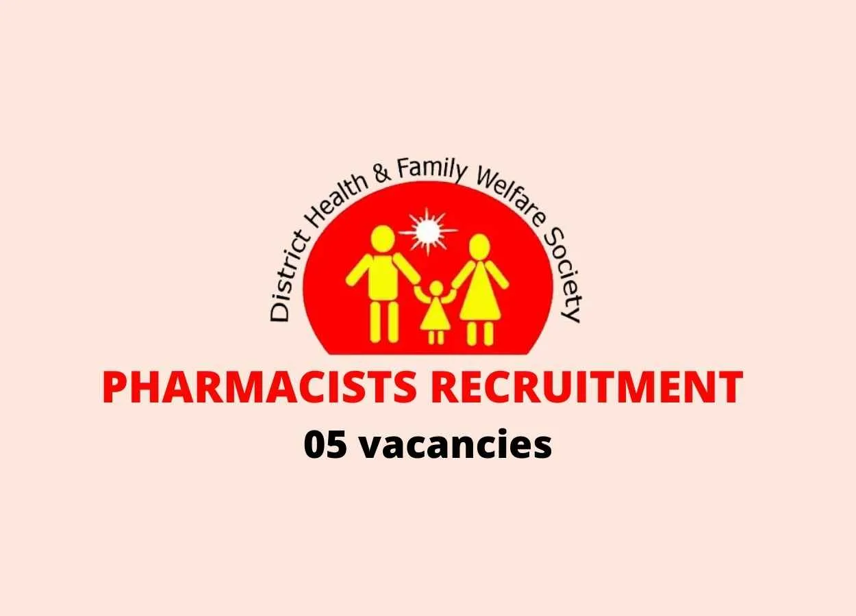 Job for Pharmacists at District Integrated Health and Family Welfare Society