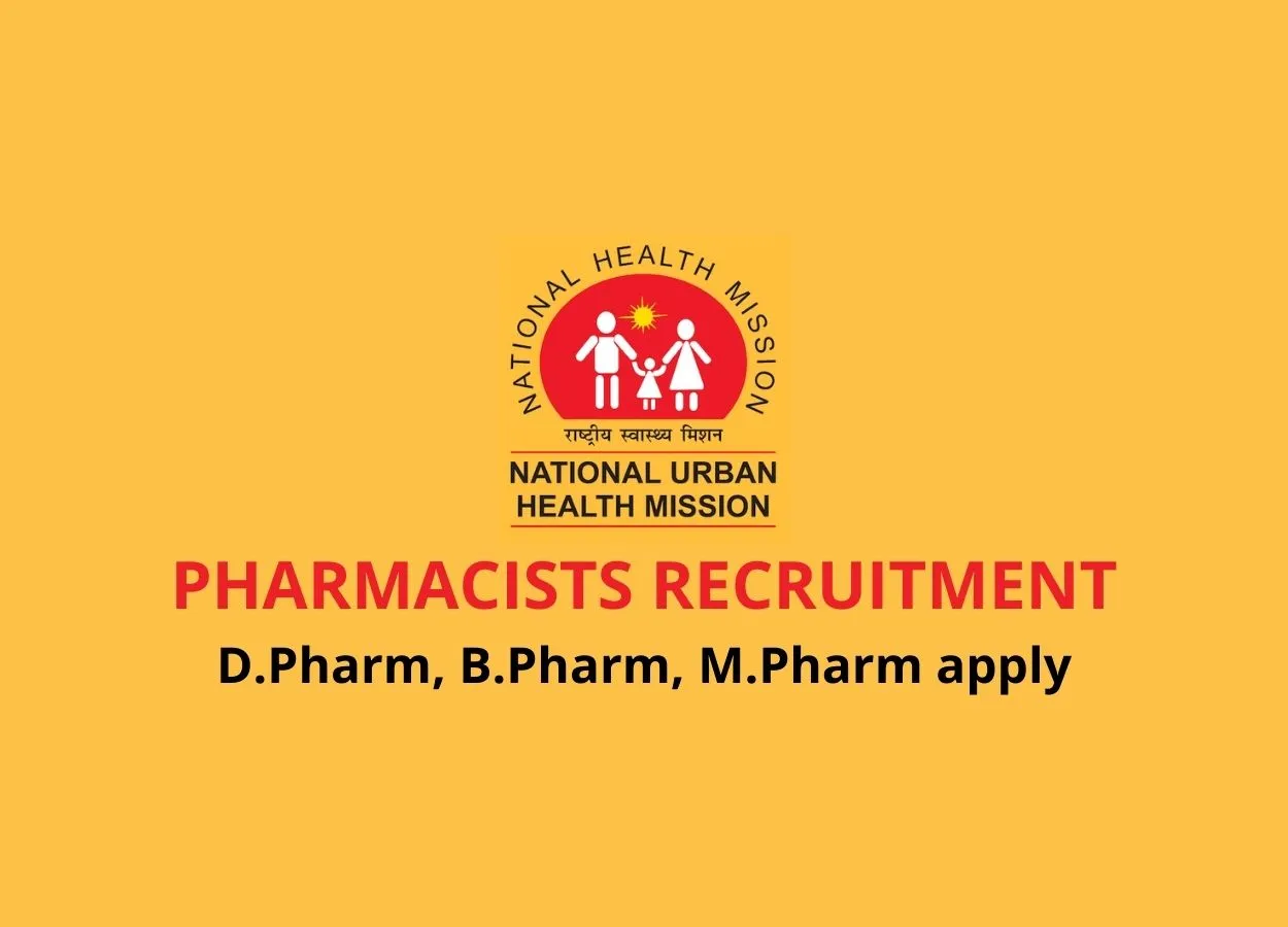 Job for Pharmacists under District Medical & Health Officer