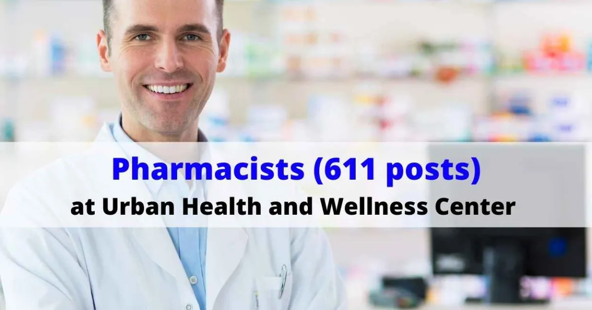 Pharmacists openings at Urban Health and Wellness Center
