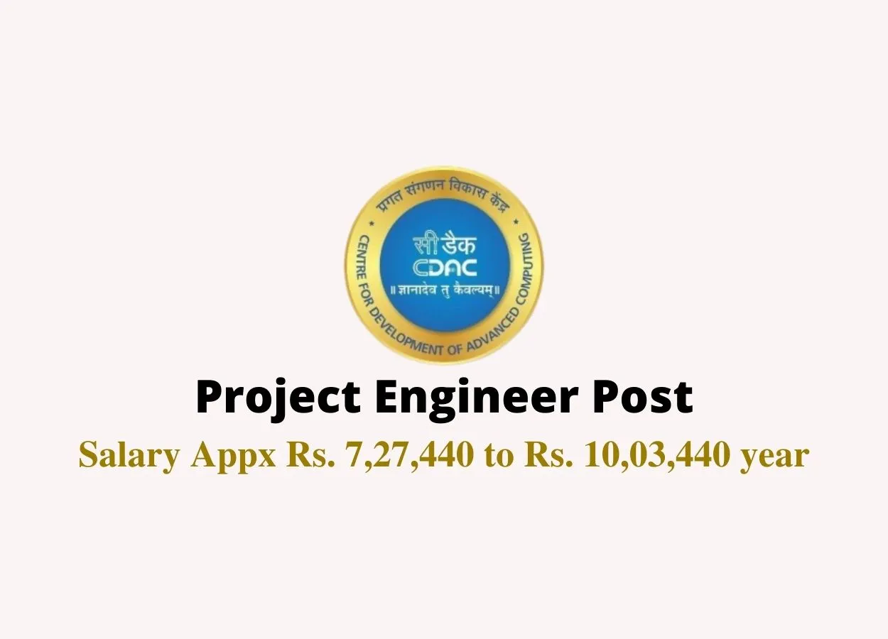 Vacancy for Project Engineer at C-DAC