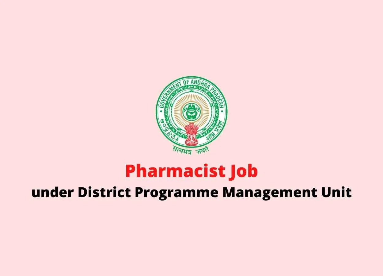 Job for Pharmacist under District Programme Management Unit