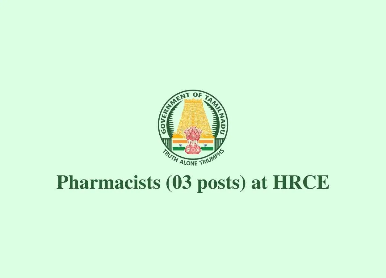 Job for Pharmacists at HRCE