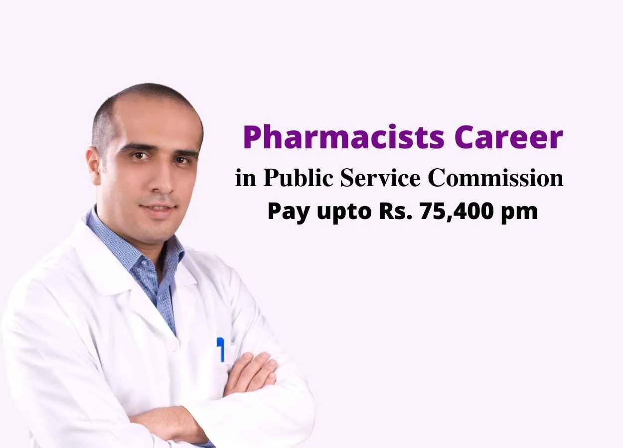 Job for Pharmacists in Public Service Commission