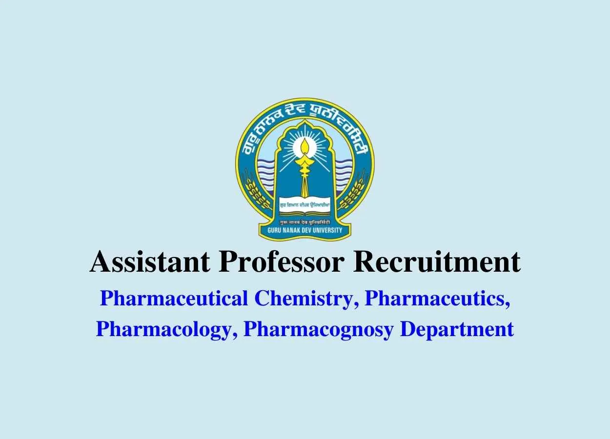 Online applications are invited for post of Assistant Professor at Guru Nanak Dev University