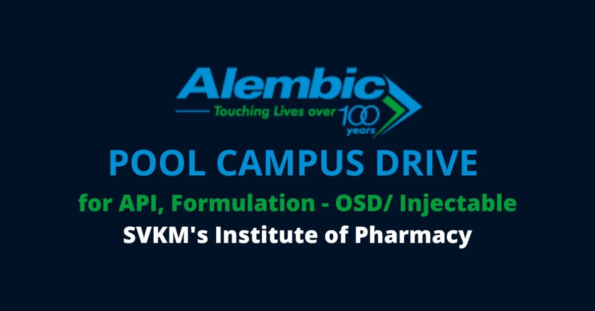 Pool Campus Drive of Alembic Pharmaceuticals Limited