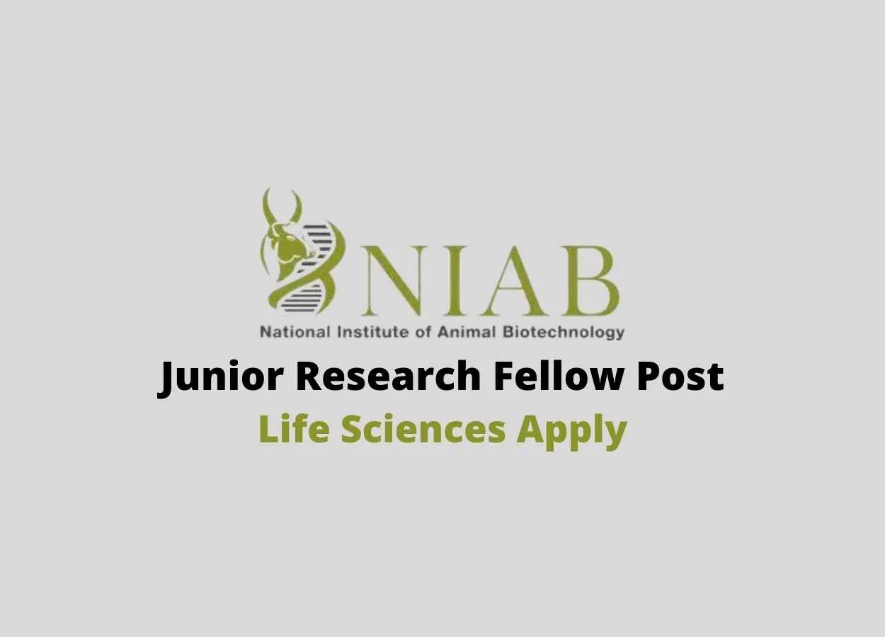 Applications are invited for a post of Junior Research Fellow at NIAB