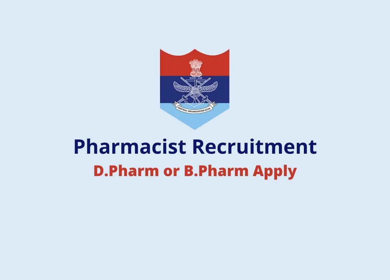 ECHS invites applications for Post of Pharmacist