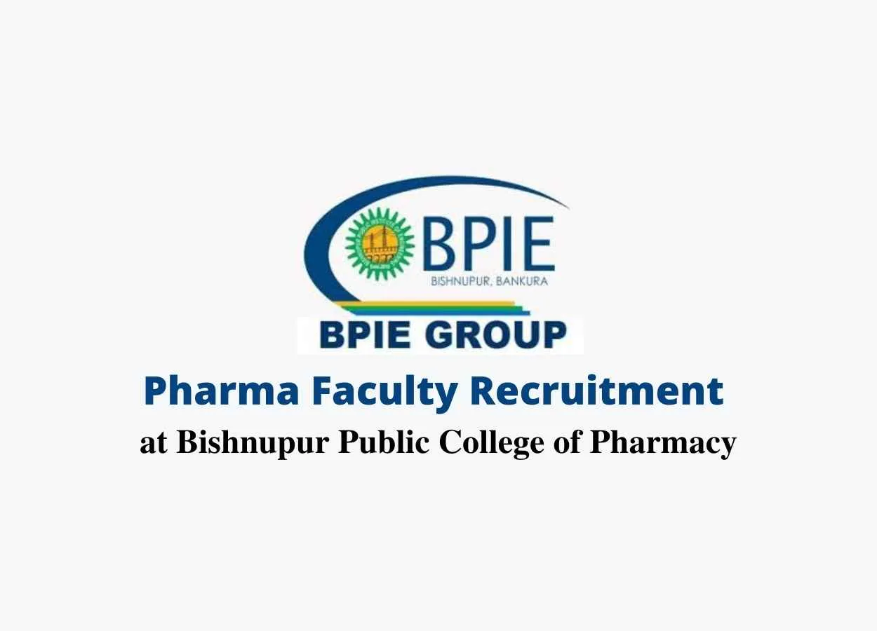 Pharma Faculty Recruitment at Bishnupur Public College of Pharmacy