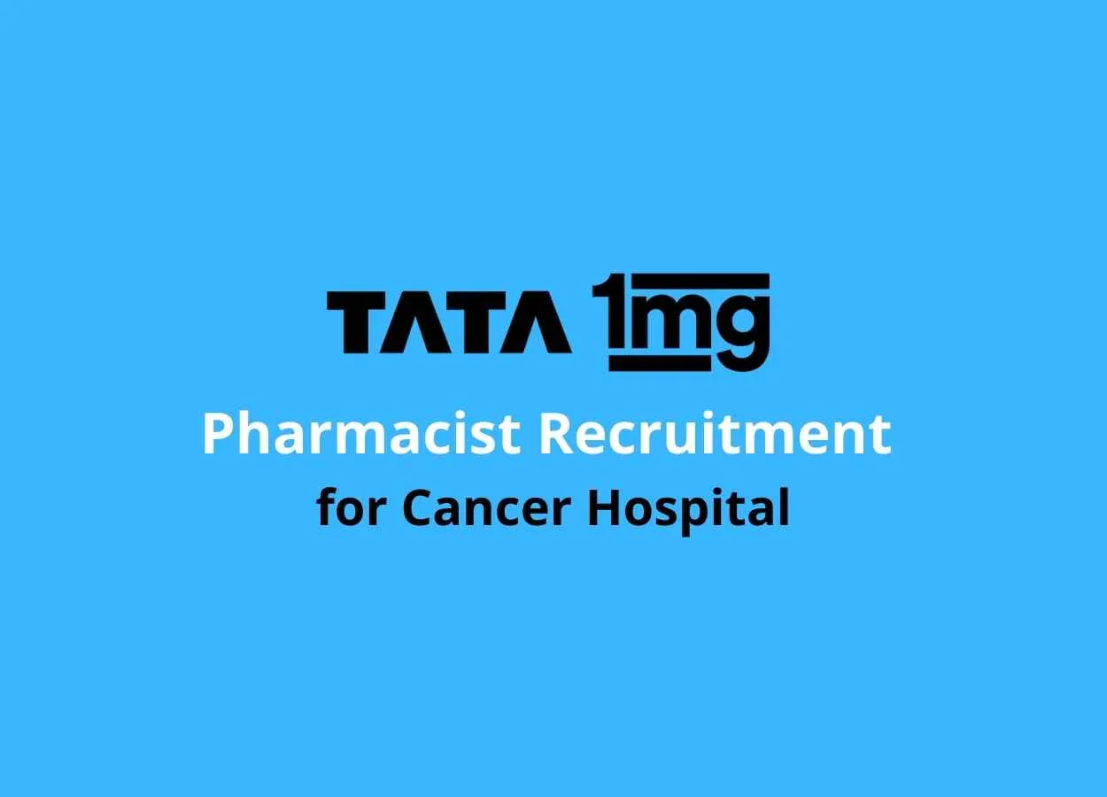 Job for Pharmacist at TATA 1mg