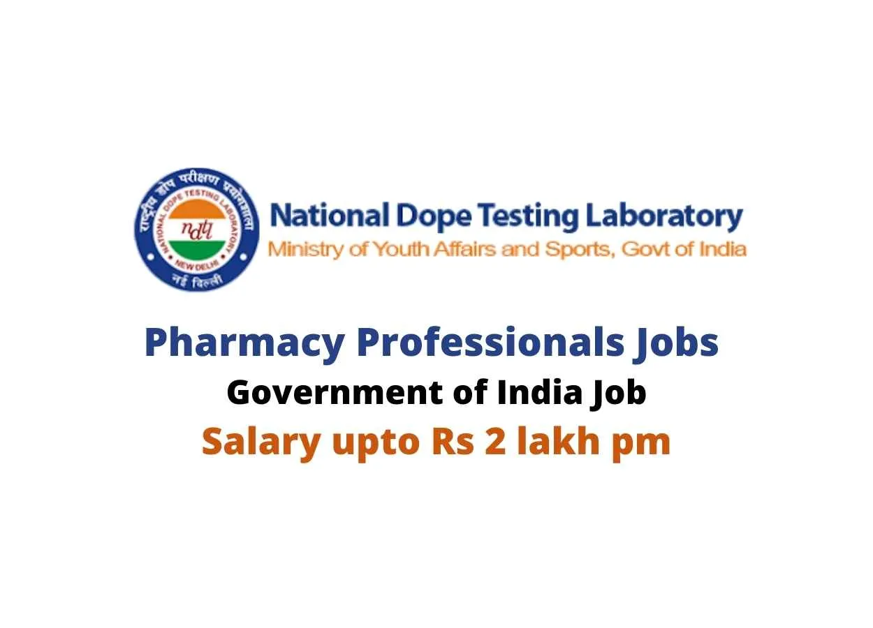 Job for Pharmacy Professionals at NDTL
