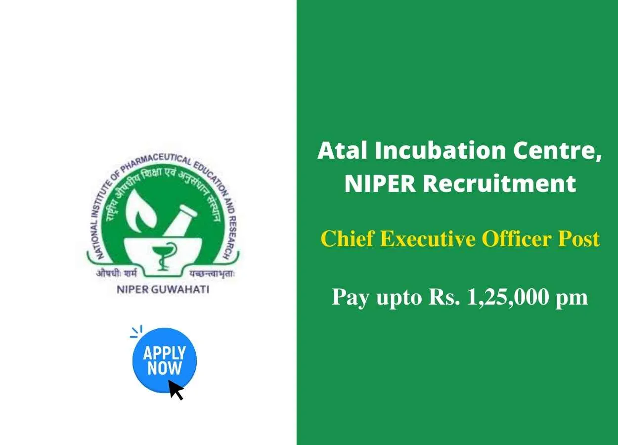 Join as Chief Executive Officer at Atal Incubation Centre