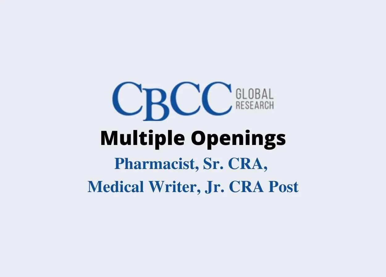 Multiple Openings at CBCC Global Research