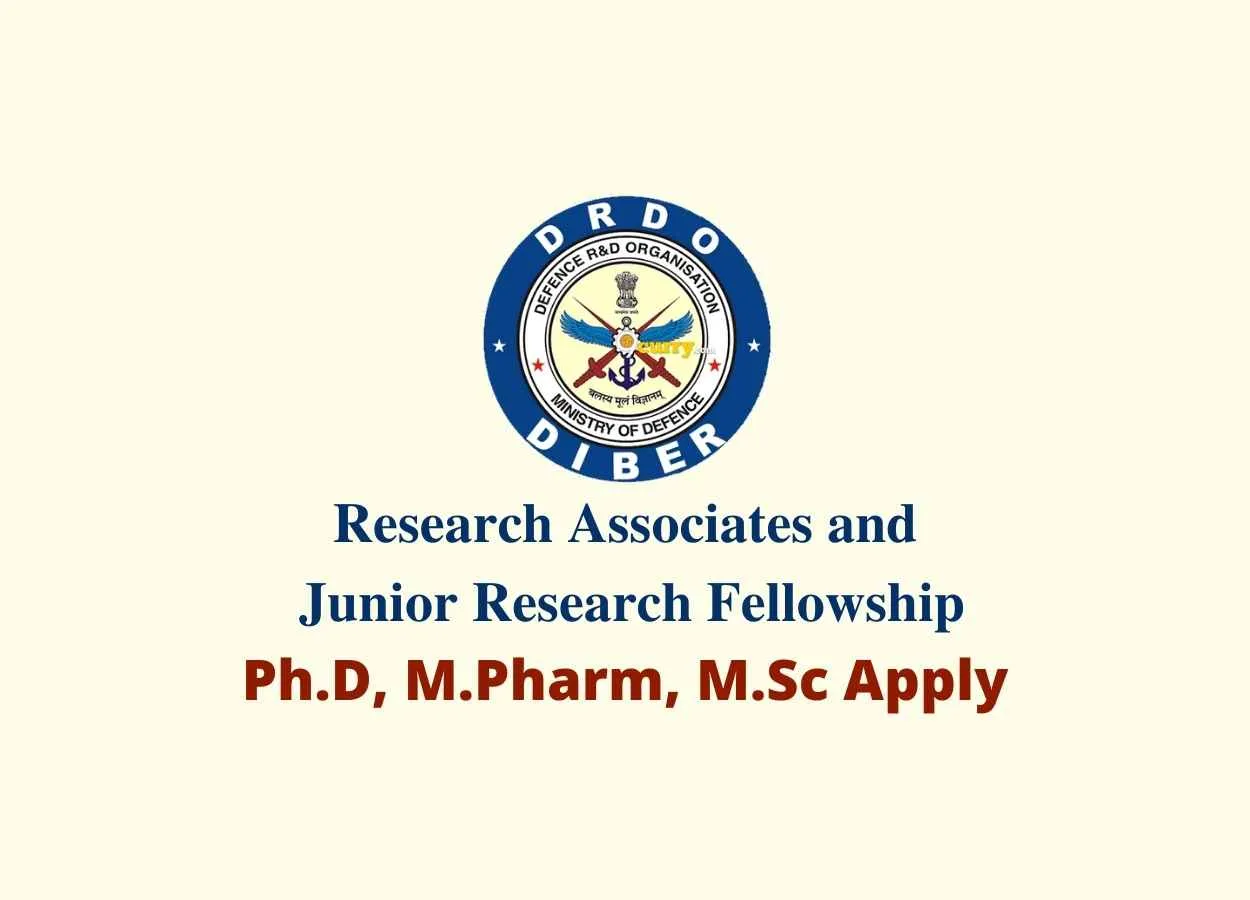 Research Associates and Junior Research Fellowship at DIBER