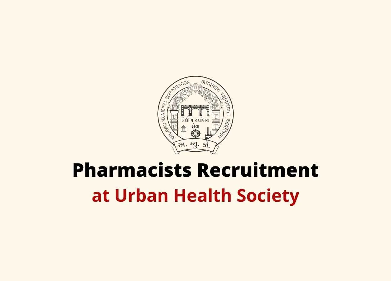 Vacancy for Pharmacists at Urban Health Society