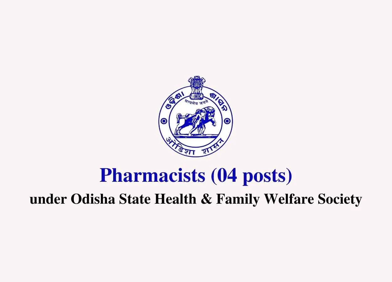 Keonjhar District Pharmacist Job