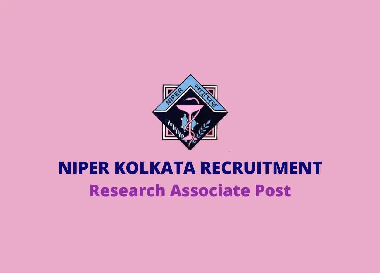 Vacancy for Research Associate at NIPER