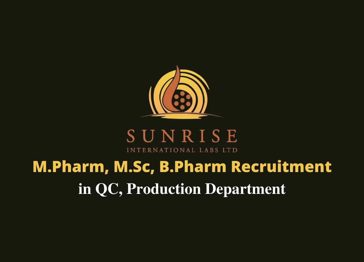Sunrise International Labs Ltd Jobs